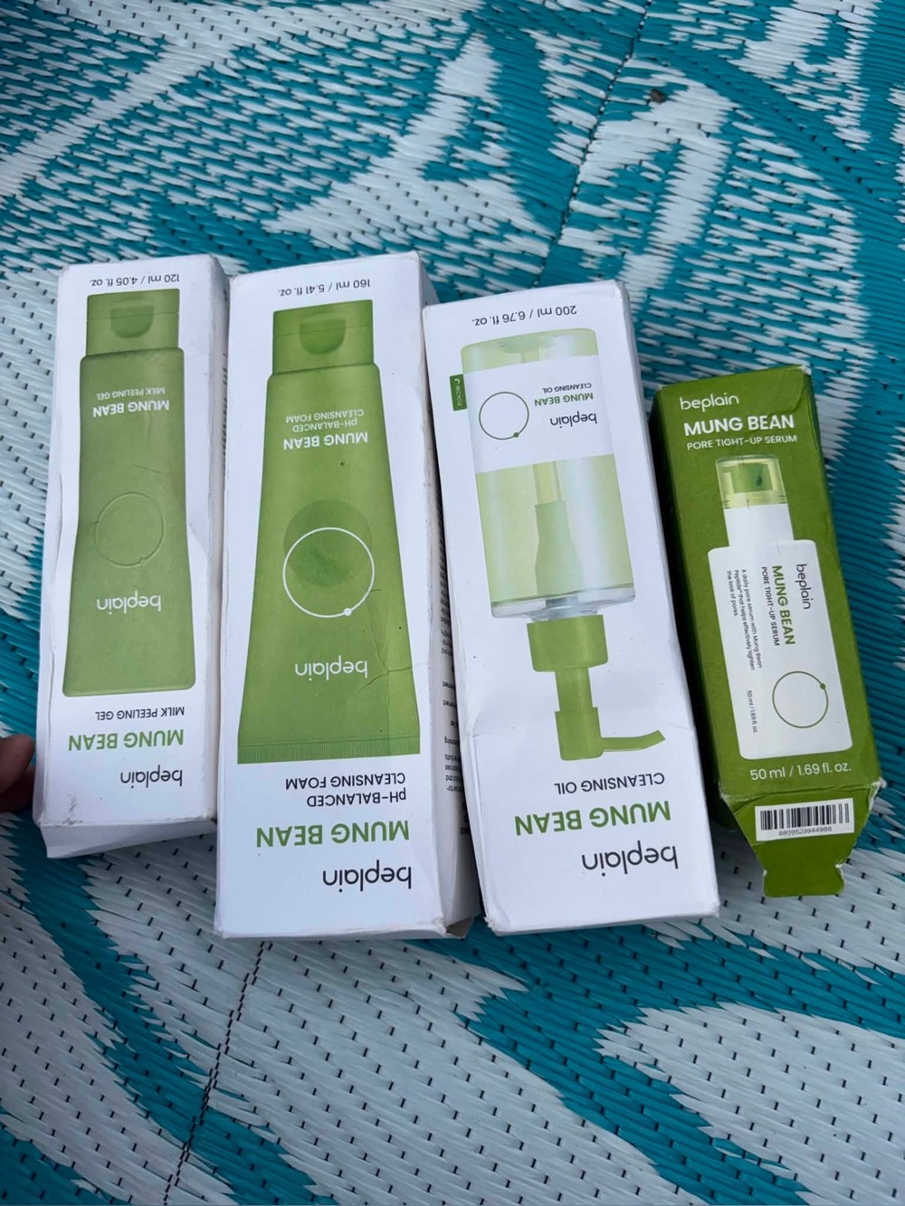 Mung Bean skin care set